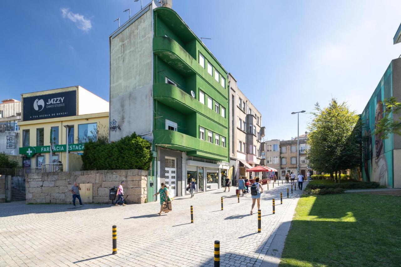 Downtown 2 Minutes By Walk To Center And Metro-Direct To Airpot T4 Leilighet Porto Eksteriør bilde